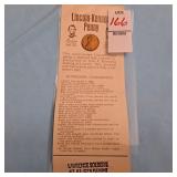 vintage Lincoln-Kennedy Penny novelty card