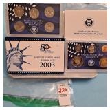 2003 United States Mint Proof Set box