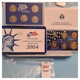 2004 United States Mint Proof Set box
