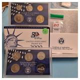 2000 United States Mint Proof Set box