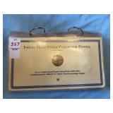 Indian head, Penny collector panels with coins
