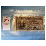 Series 481 Ten Cents Military Payment Certificate