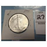 1991 American Silver Eagle