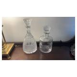 Vintage Quality Crystal Decanters