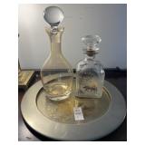 Serving Tray w Decanters