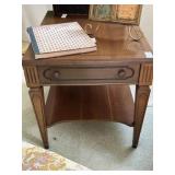 Vintage wooden Mersman accent end table