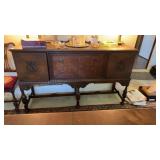 Vintage Jacobean Buffet 60 x 20 x 40 inMatches