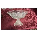Heavy Vintage Pedestal Bowl