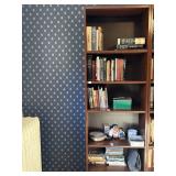 Wooden Adjustable Shelves Bookcase 24 x 80