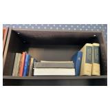 6 Shelves of Books & Binders & Play Scripts