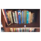 3 Shelves of Books & tapes