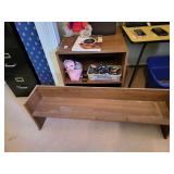 Shelf & cabinet and misc items