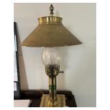 2 Vintage ï¿½orient expressï¿½ brass lamps