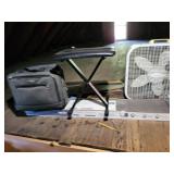Lasko fan music seat & misc items