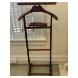 vintage wooden valet stand