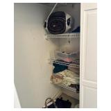 Sleeping Bag, Bed Linens, Tote Bag- closet lot