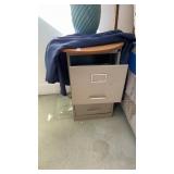 Filing Cabinet with Lamp and contents