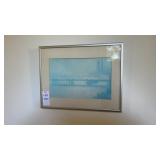 A 1979 framed and matted print titled 'Veiled