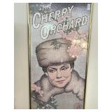 1977 theater poster for Anton Chekhov's play The