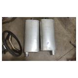2 Quiet Flow Exhaust Mufflers