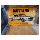 Mustang parts & Servie tin