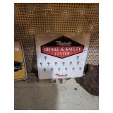 Raybestos brake & Safety Center tin sign