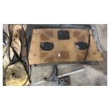 Vintage Automotive parts and steering wheel