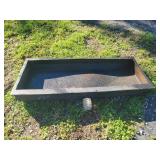 Plastic trough 59in. X 25in. X 7.5in deep