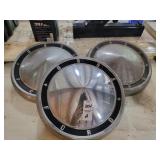 3 Ford hub caps