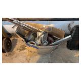 Box of misc. car parts