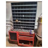 Bolt bin  & stack on tool box all