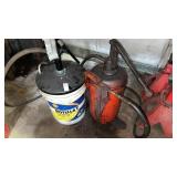 Motor Oil Can and Bucket Attachment