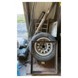 Lot of Metal and Tire