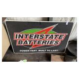 Interstate Batteries Metal Sign