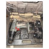 Box with Speedway battery drills and related