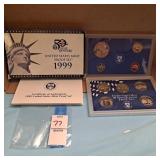 1999 United States Mint Proof Set