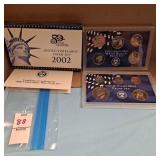 2002 United States Mint Proof Set
