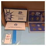 2001 United States Mint Proof Set