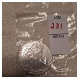 2008 Walking Liberty US Eagle Silver Dollar Coin