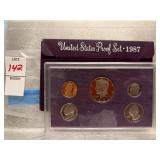 United States Proof Set - 1987