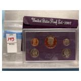 United States Proof Set - 1987