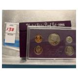 United States Proof Set - 1986