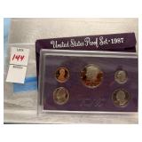 United States Proof Set - 1987