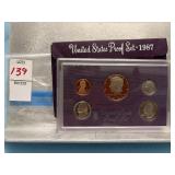 United States Proof Set - 1987