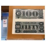 4 paper money prints