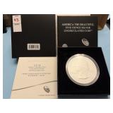 2019 America The Beautiful 5 ounce silver