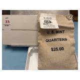 U.S. Mint 100 Alabama State Quarters uncirculated