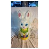 Blow Mold Easter Bunny 19 Inches Tall