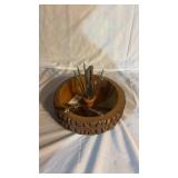 Vintage Wooden Nut Cracker Set