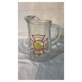 Conemaugh Fire Department Pitcher 9 Inch Tall